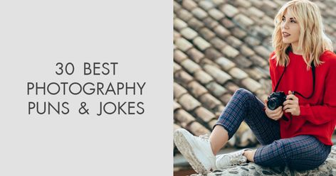 Check out this photography puns list and recognize yourself in these jokes. Photography Puns, Photography Jokes, Photographer Humor, Bff Gifts Diy, Puns Jokes, Play On Words, Quotes About Photography, Funny Photography, Let's Have Fun