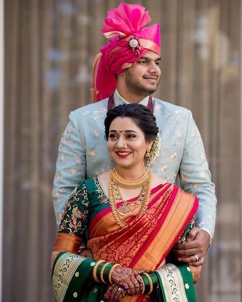 Instagram photo by shivshahi yeola paithani • Mar 18, 2019 at 5:19 PM Kathpadar Saree, Marriage Poses, Brothers Photography, Indian Bride Poses, Marathi Bride, Marathi Wedding, Indian Wedding Poses, Indian Wedding Photography Couples, Couple Wedding Dress