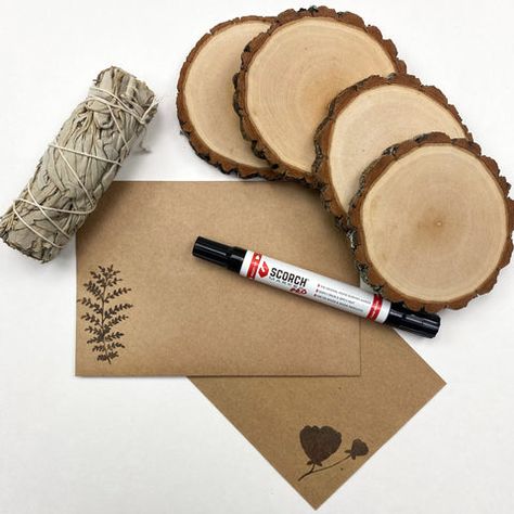 Wood Burning Marker, Scorch Marker, Wood Burning Stencils, Felt Tip Markers, Pyrography Patterns, The Scorch, Into The Wood, How To Make Stencils, Wood Burning Crafts