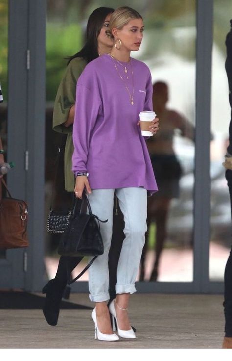 Hailey Baldwin Street Style, Hailey Baldwin Style, Looks Street Style, Cooler Look, Hailey Baldwin, Sarah Jessica Parker, Celebrity Street Style, Looks Chic, Dakota Johnson