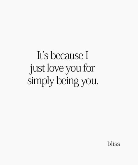 YOU being YOU makes me fall in love with you over and over and over and over again.:)❤ I Love My Hubby, I Just Love You, The Perfect Guy, Love Is, Cute Love Quotes, True Story, A Quote, Beautiful Words, Quotes Deep