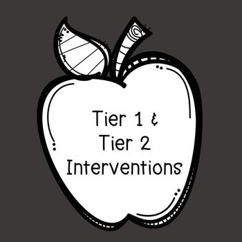 Professional Development Tier 1 & Tier 2 Interventions (RTI) Tier 2 Interventions, Mtss Interventions, Reading Intervention Activities, Reading Interventionist, Rti Interventions, Intervention Activities, Intervention Strategies, Educational Therapy, Preschool Director