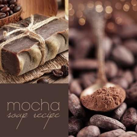 chocolate-soap-recipe Homemade Mocha, Savon Diy, Diy Soap Recipe, Săpunuri Handmade, Melt And Pour Soap, Soap Making Recipes, Soap Craft, Chocolate Soap, Soap Recipe