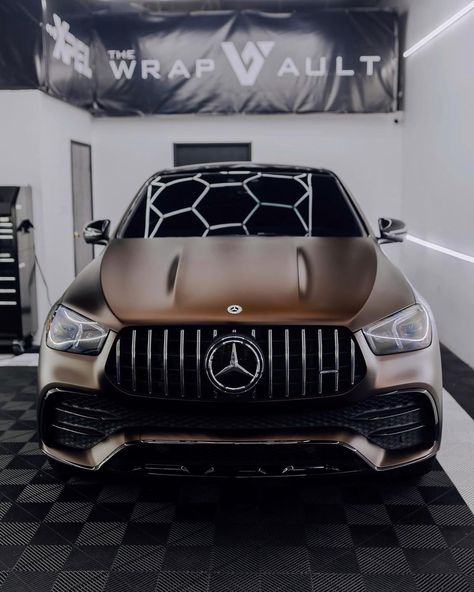 Brown Car Wrap, Brown Car, Vehicle Wrap, Matt Brown, Wrap Ideas, Vinyl Wrap, Car Wrap, Mercedes Amg, Car Collection