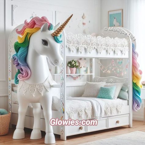 Unicorn Bunk Bed, Monique Lula, Bunk Bed, Bunk Beds, House Design, Bed