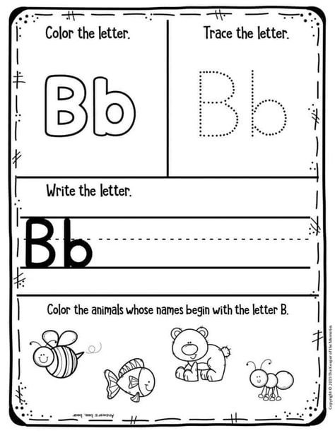 Letter B Pre K Activities, B Worksheets Preschool, Letter B Worksheets, Pre K Worksheets, Christian Preschool, April Crafts, Kindergarten Letters, Alphabet Kindergarten, Free Preschool Worksheets