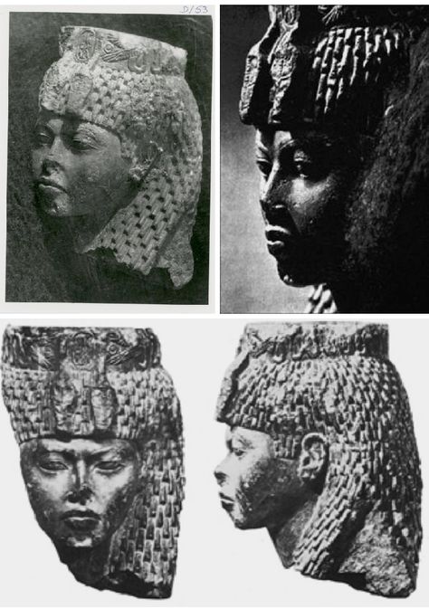 Egyptian Hair, African Civilization, Queen Tiye, Egyptian Hairstyles, Ancient Nubia, African Artifacts, King Tutankhamun, Ancient Babylon, Egyptian Artifacts