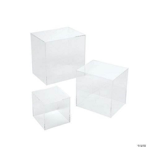 Acrylic Risers, Buffet Presentation, Table Centerpiece Flower, White Buffet, Simple Acrylic, Wedding Party Supplies, Decoration Accessories, Online Home Decor Stores, Wedding Supplies