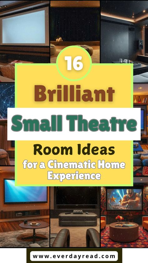 Small Movie Room Ideas, Movie Room Ideas, Theater Room Ideas, Small Movie Room, Small Theatre Room, Small Theater Room, Small Theatre Room Ideas, Theatre Room Ideas, Tv Wall Decor Ideas