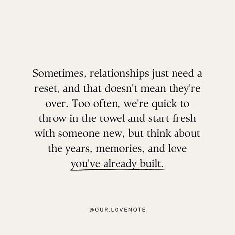 Relationships are always changing, just like we are as humans. What worked before in a relationship might not work anymore, and that’s true even if you find a new partner. The key is having vulnerability, communication, healthy conflict resolution, and, most importantly, both people willing to change and adapt. A relationship can’t work if only one person is putting in the effort to grow. In that case, it might be better to find a partner who’s willing to evolve with you. But if both of... Relationship Conflict Resolution, Healthy Conflict, Find A Partner, Relationship Conflict, New Partner, Work Relationships, As Humans, Throw In The Towel, Someone New