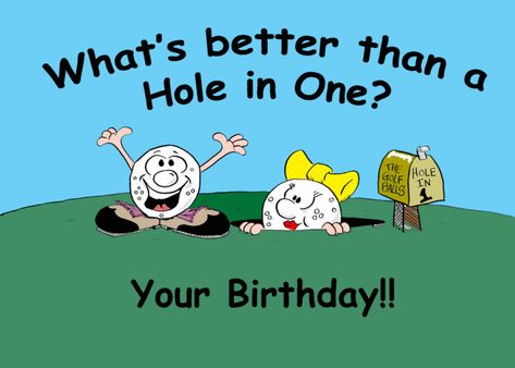 Golfers Birthday Wishes, Golf Happy Birthday Wishes, Happy Birthday Golfer Funny, Golfers Birthday, Amazing 3d Tattoos, Happy Birthday Man, Golf Art, Tasteful Tattoos, Golf Birthday