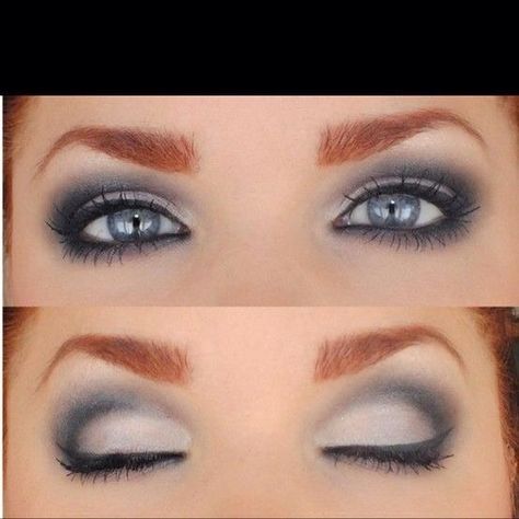 Gorgeous Makeup Ideas For Blue Eyes!💙💎💁. #tipitdouble tap on the photo to see better✨Hope you enjoyed!✨ please 👍 and 💾. 😊😘 Subtle Smokey Eye, Grey Makeup, Grey Eyeshadow, Makijaż Smokey Eye, Gray Eyes, Eye Make, Gorgeous Makeup, Love Makeup, All Things Beauty