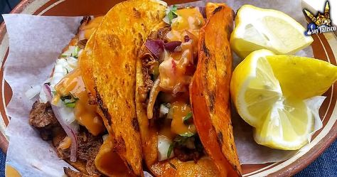 Receta: Tacos de barbacoa estilo Guadalajara Jalisco - Soy Jalisco Bbq Tacos, Chile Pasilla, Tacos Dorados, Cool Foods, Quesadillas, Food And Recipes, Burritos, Tacos, Good Food