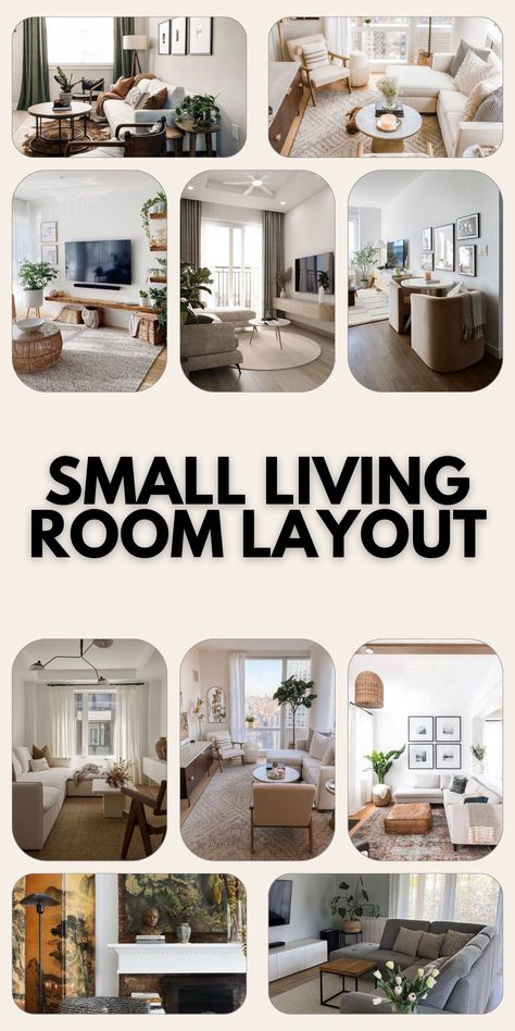 Maximize Your Space with Chic Small Living Room Layouts Small House Decorating Living Room, Apartment Living Room Layout With Tv, Furniture Layout Small Living Room, Small Living Room Sofa Layout, Small Cottage Living Room Ideas Layout, Small Tv Room Layout, Small Open Floor Plan Living Room, Living Room Designs Small Spaces With Tv, Tiny Living Room Ideas Layout