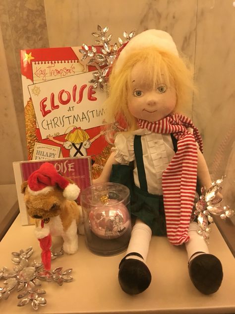 Eloise at christmastime at the Plaza Hotel Eloise At Christmastime Party, Eloise At Christmastime, Hilary Knight, Eloise At The Plaza, Cabin Theme, Movie Snacks, Fabulous Christmas, Plaza Hotel, Malibu Barbie