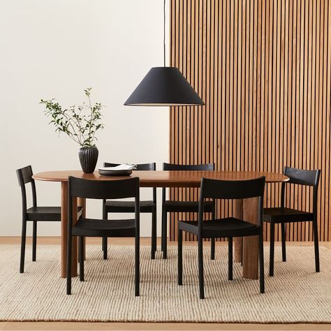 Wood Oval Dining Table, Modern Contemporary Dining, Oval Dining Table, Contemporary Dining Table, Table Outdoor, Small Kitchens, Walnut Dining Table, Walnut Table, Oval Table Dining