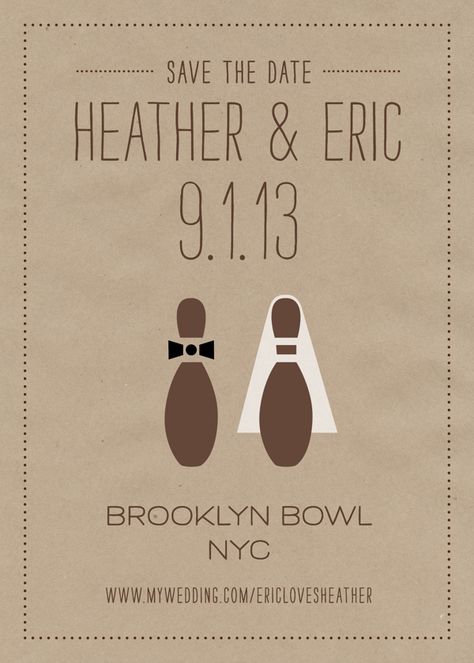 Brooklyn Bowl Wedding on Behance Bowling Engagement Party, Bowling Themed Wedding, Bowling Photography, Bowling Wedding, Bowling Birthday Party Invitations, Bowling Party Invitations, Bowling Party, Rehearsal Dinner Invitation, Bowling Alley