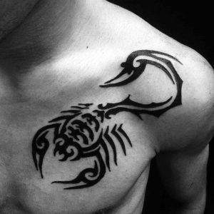 ¿Te gustan los tatuajes de escorpiones? ¿ Es tu signo del zodíaco Escorpio? ¿Te sientes atraído por este animal?... Tatoos Men Scorpion, Scorpion Tattoo Man, Tattoo Ideas For Men Scorpion, Scorpion Chest Tattoo Men, Scorpion Tattoo On Chest, Scorpion Tatoos Men, Men Scorpion Tattoo, Back Tats For Men, Chest Scorpion Tattoo