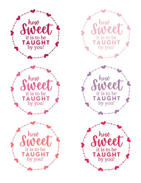 Teacher Valentine Tags Free Printables, Valentines Kindergarten, Free Printable Valentines Tags, Teacher Valentine Gift, Valentine Gift Tags, Easy Teacher Gifts, Kindergarten Valentines, Teacher Holiday Gifts, Valentine's Decor