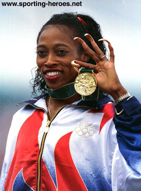 Gail Devers Gail Devers, Jackie Joyner Kersee, Flo Jo, Belief In Yourself, Stacey Dash, Women Athletes, Meagan Good, Gabby Douglas, Graves Disease