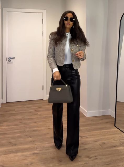 Formal Business Dinner Outfit, Candidate Attorney Outfits, New York Work Outfit Professional Women, Business Casual Outfits Christmas Party, Business Professional Outfits With Boots, Business Vest Outfits For Women, Girl Boss Outfits Business, Business Casual Blazer Outfits, Winter Outfits Work Office