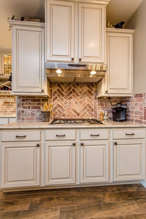 Color Backsplash, Greige Cabinets, Evergreen Kitchen, Rustic Kitchen Backsplash, Glazed Kitchen Cabinets, Kitchen Cabinet Inspiration, Buying First Home, Cabinet Inspiration, Kitchens Cabinets