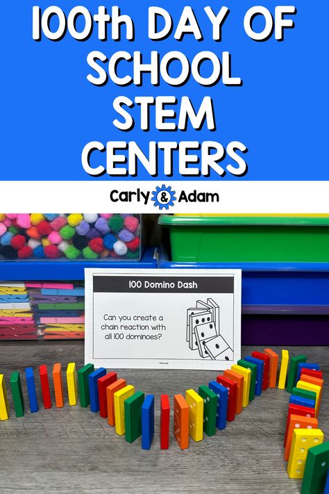 100th Day of School STEM Challenges and Activities Elementary Stem Challenges, 100 Days Of School Project Kindergartens, Stem Challenges Elementary, Stem Activities Middle School, Cup Stacking, Math Craftivity, 100th Day Of School Crafts, Coding Activities, Stem Centers