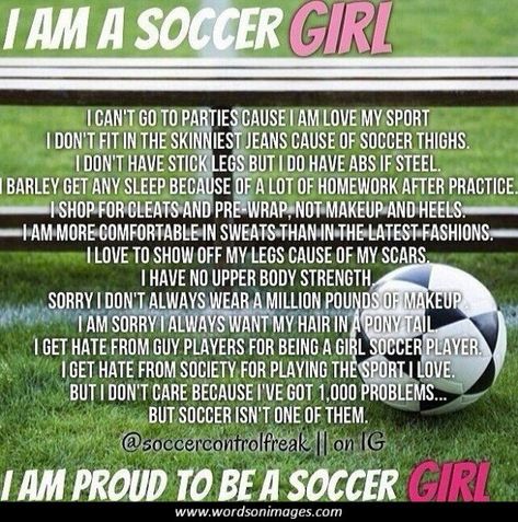 Soccer Girlfriend Quotes by @quotesgram Soccer Girl Probs, Soccer Quotes Girls, Soccer Problems, Soccer Girl Problems, Soccer Inspiration, Soccer Memes, Video Motivation, Soccer Tips, Soccer Life