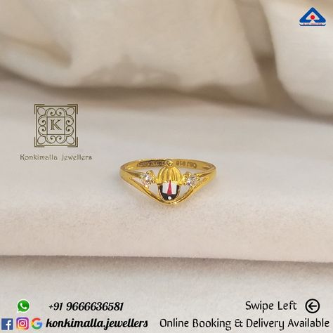 #KJ_G614 Net Weight: up to 1.5 grams Item : Baby Ring Fb, Insta, Pinterest: @konkimalla.jewellers Baby Boy Finger Rings Gold Indian, Boys Gold Ring, Berry Clothes, Baby Anklet, Latest Earrings Design, Baby Gold Rings, Kids Gold Jewelry, Kids Jewellery, Aari Design