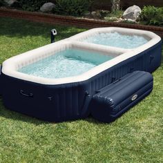 Hot Tub And Pool, Best Inflatable Hot Tub, Hot Tub Surround, Inflatable Hot Tub, Inflatable Spas, Container Pool, Big Pools, Intex Pool, Mini Pool