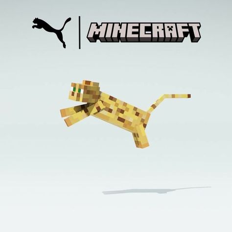 Minecraft on Instagram: "Looks like the ocelot is out of the bag! Coming soon, our newest collaboration, @PUMA x Minecraft" Minecraft Ocelot, Puma X, Minecraft, Coming Soon, Branding, On Instagram, Instagram