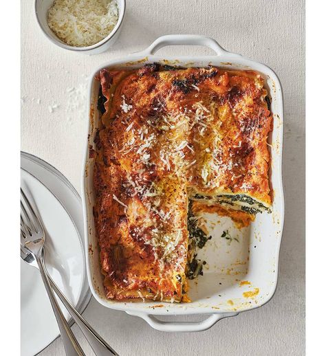 Shop for Butternut Squash & Kale Lasagna Recipe at Crate & Barrel. Browse a variety of furniture, housewares and decor. Order online. Squash Lasagna Recipe, Kale Lasagna, Recipe Kale, Butternut Squash Kale, Squash Lasagna, Vegetarian Lasagna, Vegetarian Main Dishes, Individual Servings, Seasonal Ingredients