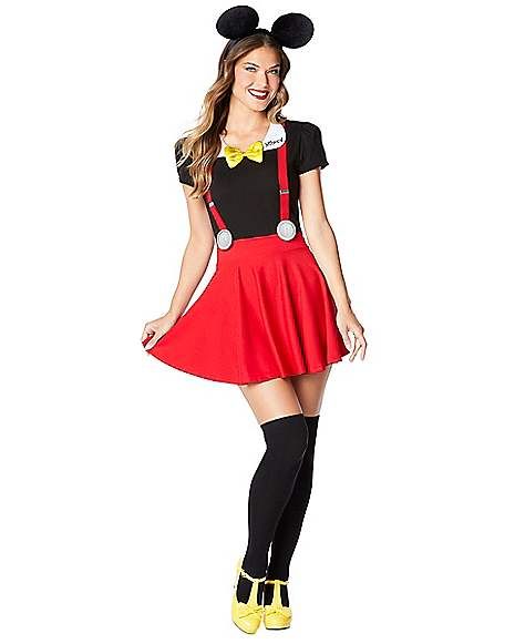 Adult Mickey Mouse Costume Kit - Disney - Spirithalloween.com Mickey Mouse Halloween Costume, Mickey Costume, Adult Mickey Mouse Costume, Mickey Mouse Dress, Mickey Mouse Costume, Minnie Mouse Costume, Mouse Dress, Mickey Mouse Halloween, Mouse Costume