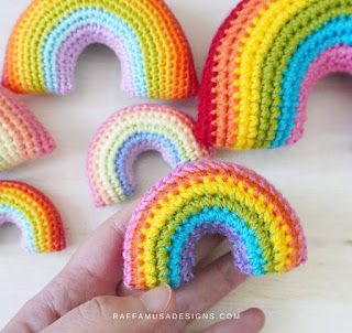 PATRONES AMIGURUMI GRATIS: PATRON GRATIS ARCOIRIS AMIGURUMI 68444 Amigurumi, Internet, Crochet