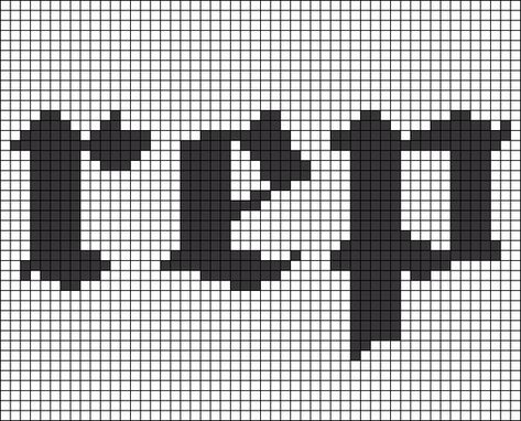 Alpha pattern #34896 | BraceletBook Reputation Grid Pattern, Taylor Alpha Pattern, Reputation Alpha Pattern, Perler Beads Ideas Taylor Swift, Cross Stitch Taylor Swift Pattern, Taylor Swift Knitting Pattern, Taylor Swift Perler Bead Ideas, Taylor Swift Crochet Graph, Pixel Tapestry Pattern