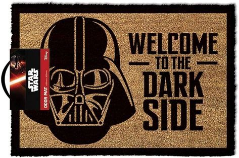 Star Wars Doormat | Welcome To The Darkside Home Mat Gift | Brown Coir Homeware One Size : Amazon.co.uk: Home & Kitchen Star Wars Duvet Cover, Inside Door Mat, Welcome To The Dark Side, Dark Doors, Dark Side Star Wars, Star Wars Models, Star Wars Merchandise, Star Wars Yoda, Welcome Door Mats