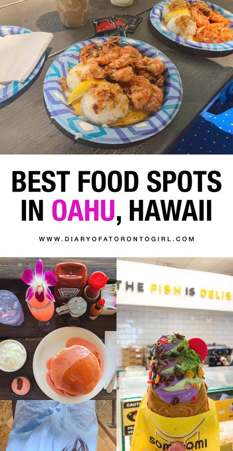 Hawaii Collage, Oahu Trip, Oahu Restaurants, Waikiki Restaurants, Hawaii Ideas, Hawaii Cruise, Hawaiian Foods, Canadian Lifestyle, Amazing Restaurants