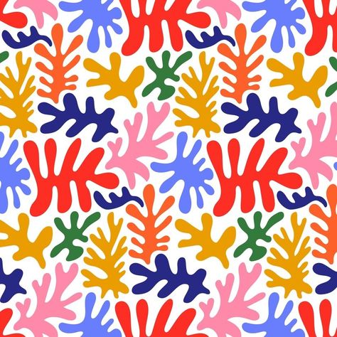 Free Vector | Hand drawn colorful matisse pattern design Matisse Pattern, Vector Hand, Graphic Resources, Pattern Design, Hand Drawn, Vector Free, Acrylic Painting, How To Draw Hands, Pattern