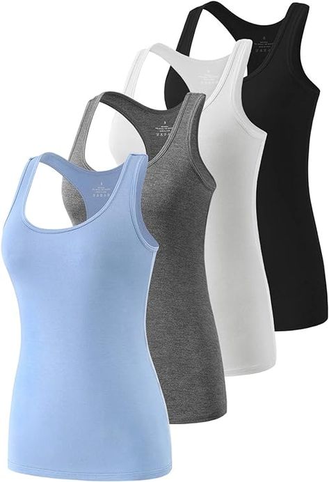 Amazon.com: Star Vibe Racerback Workout Tank Tops for Women Basic Athletic Tanks Yoga Undershirt Sleeveless Exercise Tops 4 Pack : Clothing, Shoes & Jewelry Yoga Tank Top, Workout Tanks, Workout Tank Tops, Workout Tops, Shoe Jewelry, Yoga, Tank Tops, Stars, Clothes