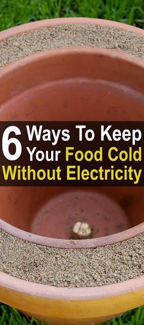 6 Ways to Keep Your Food Cold Without Electricity Survival Food Storage, Emergency Preparedness Food, Off Grid Survival, Emergency Prepardness, Emergency Food Storage, Emergency Preparedness Kit, Survival Skills Life Hacks, Emergency Preparation, Apocalypse Survival