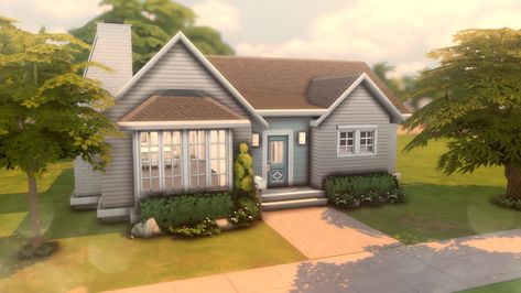 Sims 4 House 3 Bedroom, Small Sims House Layout, Sims4 Houses, Sims Room, Sims Design, Sims4 House, Sims Download, Sims 4 House, Sims Houses