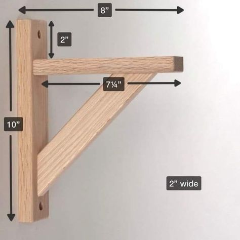 Shelf Bracket Ideas, Diy Wood Shelf, Wood Shelf Bracket, Bracket Ideas, Diy Shelf Brackets, Wood Shelf Brackets, Diy Shelf, Diy Wood Shelves, Diy Dresser Makeover