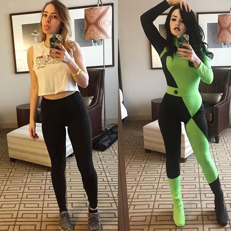 Shego Halloween Costume, Manga Costume, Kim Possible Cosplay, Comic Con Costumes, Hot Halloween Outfits, Halloween Costume Outfits, Kim Possible, Cosplay Characters, Cute Halloween Costumes