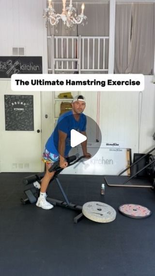 Ben Bruno on Instagram: "This exercise—the Incline Glute-Ham Raise—is one of my all-time favorite hamstring exercises. Be sure to save this post to try later, and pay close attention to the execution because the details here matter if the goal is to bias the hamstrings over the lower back and/or glutes—which is how you most often see people use this apparatus in gyms.

The first part of this movement resembles a stiff-legged deadlift. As someone with a long history of lower back issues, I’ve never felt good doing barbell or dumbbell stiff-legged deadlifts. I’ll sometimes default to a Romanian deadlift (RDL) instead, but that’s more glutes than hamstrings if we wanna get nitpicky. So doing this motion on the 45-degree bench is awesome because you can get a huge stretch on the hamstrings wit Exercises At The Gym, Hamstring Exercises, Romanian Deadlift, Stiff Leg Deadlift, Hamstring Workout, Long History, At The Gym, Lower Back, Strength Training