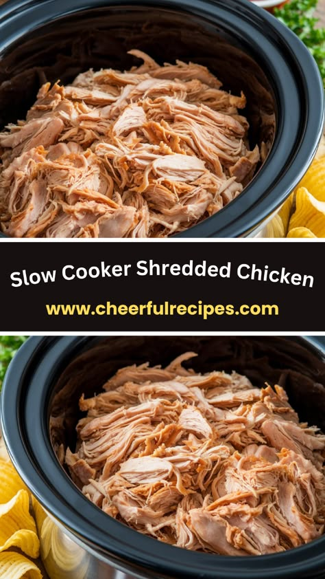 Perfect Slow Cooker Shredded Chicken Recipe