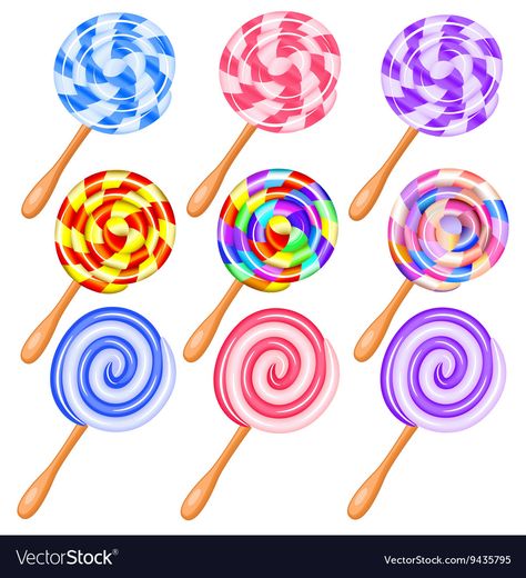 Candy Images, Candy Clipart, Candy Lollipops, Preschool Activities Toddler, Shapes Preschool, Labels Printables Free, Candy Theme, Easy Coloring Pages, Printable Scrapbook Paper