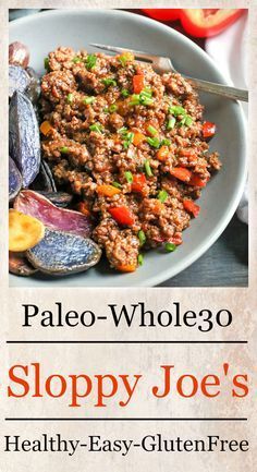 Paleo Sloppy Joes, Sandwiches Breakfast, Paleo Menu, Paleo Snack, Nom Nom Paleo, Sloppy Joes Recipe, Romantic Dinner Recipes, Brunch Time, Breakfast Sandwiches