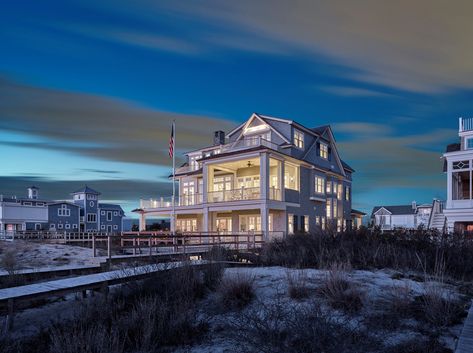 Custom Home Lewes Delaware | Dewson Construction Bethany Beach Delaware, Lewes Delaware, Beach House Exterior, Bethany Beach, Commercial Construction, Beach House Decor, Custom Home, Traditional House, Delaware