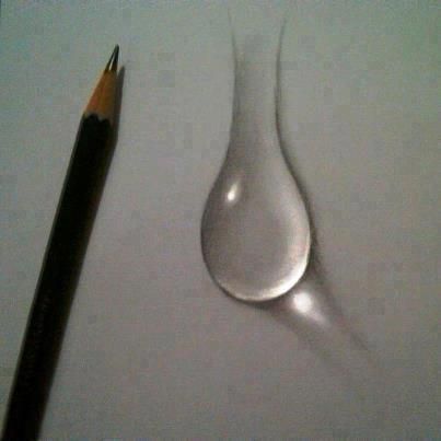 Water drop #sketch  -charcoal or pencil tones white charcoal / white pencil this has so many repins! Over 1000?!! Seriously didn't expect that!: White Pencil, 3d Drawings, Amazing Drawings, Art Instructions, A Pencil, Art Tips, Water Drops, Water Drop, Art Plastique