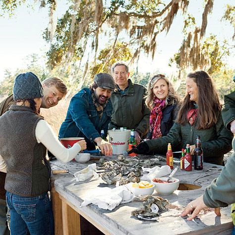 Meet Our Oyster Roast Host Oyster Dinner, Oyster Roast Party, Oyster Party, Steamed Oysters, Cooked Oysters, Cocktail Sauce Recipe, Oyster Roast, Country Boil, Low Country Boil